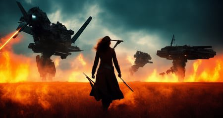00062-1669038728-Create a powerful and emotive portrait of a woman as she leads a group of human rebels in the fight against the alien invasion.png
